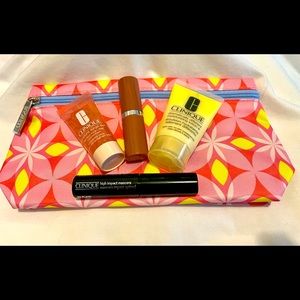 Clinique makeup and cosmetics bag